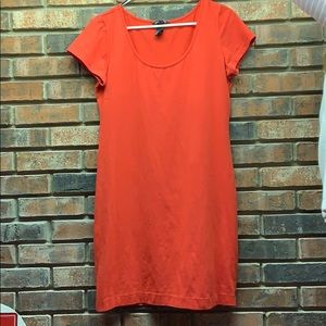 Red H&M T-Shirt Dress